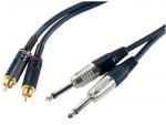 audio  Adaptor Cable (Mono Plug To RCA Plug)