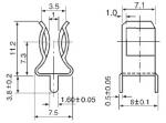 PCB Fuse Clip For Fuse 6.3×30mm