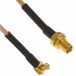 RF Cable For MCX Plug Male Straight To MCX Plug Male Right
