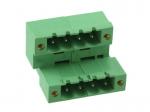 5.08mm Female Pluggable terminal block Right Angle With Fixed hole
