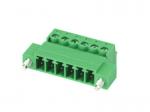 3.81mm Male/Female Pluggable PCB terminal block With Fixed hole