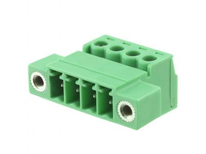 3.81mm Male/Female Pluggable PCB terminal block With Fixed hole