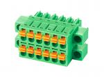 3.50mm Male Pluggable terminal block double With Fixed hole