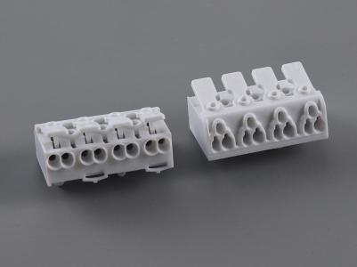 PUSH wire Connector,
2.5mm², 4 poles