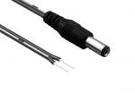5.5x2.1x9.5mm Male DC Cable 