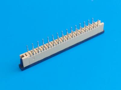 1.0mm Straight Pin zif-lock H5.4mm FPC/FFC connectors 