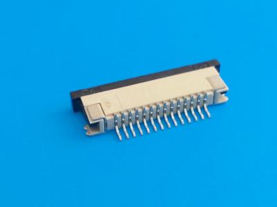 0.8mm ZIF SMT H2.0mm bottom/upper contacts FPC/FFC connector