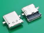 24P DIP+SMD Mid mount L=10.0mm USB 3.1 type C connector female socket 
