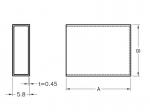 TO-220 & TO-3P Silicon 
Rubber Pad Insulation