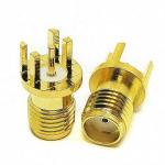 RF Connector SMA PCB End Launch Jack 50 Ohm (Jack, Female & Male,50Ω)