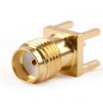 PCB Mount SMA Connector Straight (Jack,Female,50Ω)