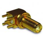 PCB Mount SMA Connector Right Angle (Jack,Female,50Ω) L23.5mm