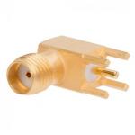 PCB Mount SMA Connector Right Angle (Jack,Female,50Ω) L14.5mm